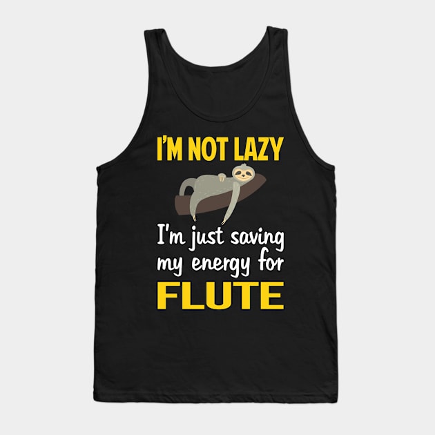 Funny Lazy Flute Tank Top by blakelan128